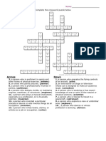 Unit 2 - professions crossword (answer key)