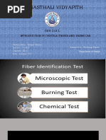 Fabric Identification via Burn Test | PDF | Textiles | Fibers