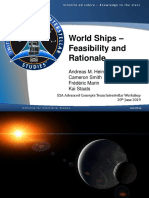 Feasibility and rationale for crewed world ships