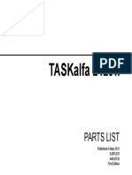 Taskalfa 2420W: Parts List