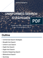 AI Artificial Intelligence Uninformed Search Strategies