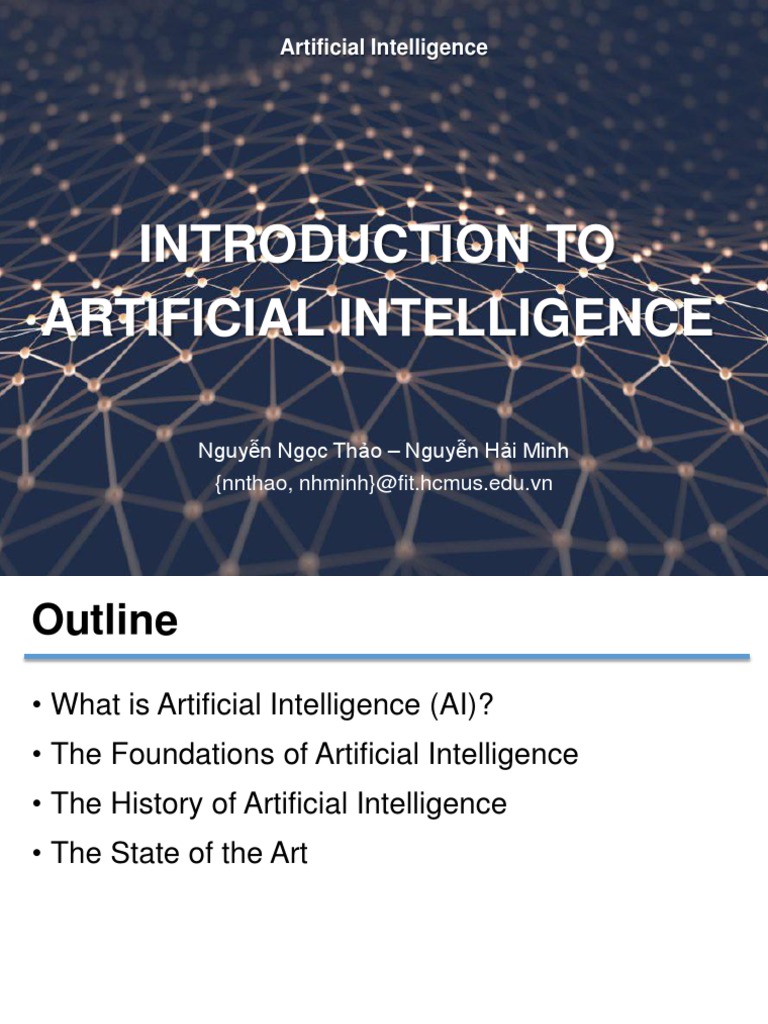 Introduction to Artificial Intelligence | PDF | Artificial Intelligence ...