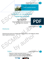 Infection On Neurological Implanted Devices: Escmid Elibrary by Author