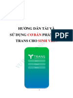 HƯỚNG DẪN SỬ DỤNG TRANS CHO SINH VIÊN