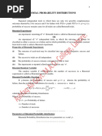 Binomial Probability Distributions: PS P PF P Q