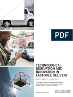 Technological Disruption Innovation Last Mile Delivery