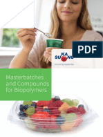 Masterbatches and Compounds For Biopolymers