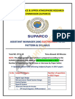 Suparco AM Electronics Paper Pattern &amp Syllabus 2021