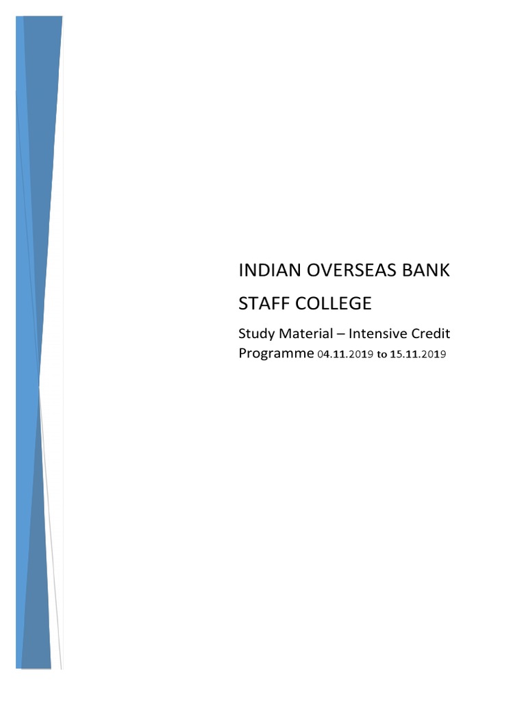 Final Caiib Mat | PDF | Banks | Loans