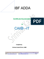 New Caiib Elective It PDF