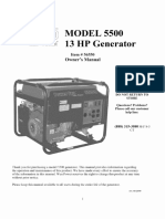 Model: 5500 13 HP Generator