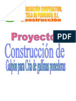 Proyecto Construccion de Galpon para Gallinas Ponedoras