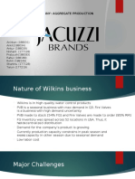 Wilkins, A Zurn Company: Aggregate Production Planning: Group-6