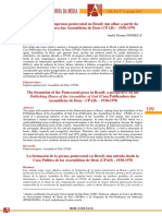 A formação da imprensa pentecostal no Brasil um olhar a partir da Casa Publicadora das Assembleias de Deus¬ (CPAD) – 1930-1970