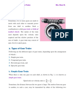 Types of Gear Trains