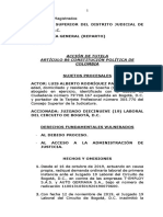 Acción de Tutela de Luis Rodriguez VS Juzgado 19 Laboral Del Circuito de Bogotá, D.C.