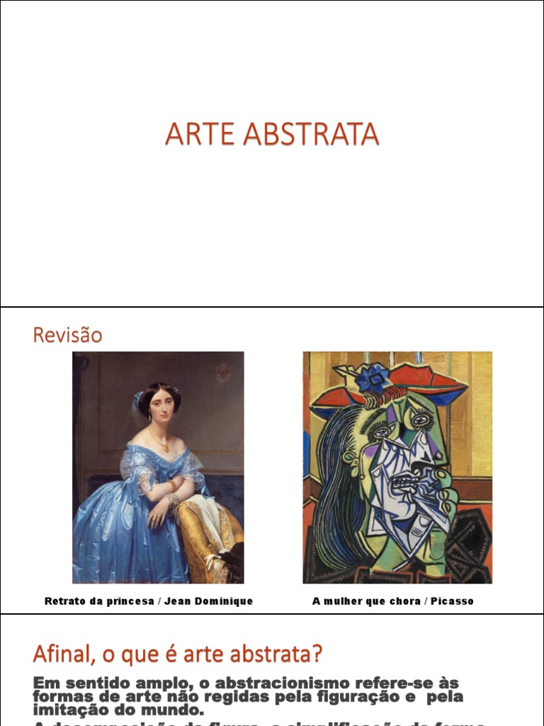 Arte Abstrata | PDF | Arte abstrata | As artes