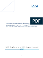Guidance and SOP COVID 19 Testing NHS Laboratories