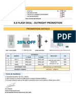 .8 FLASH DEAL OUTRIGHT PROMOTION