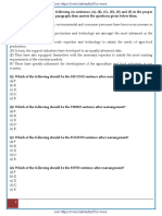 20 para Jumbles Questions With Solutions