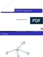 LAB 2: DHCP Configuration: December 22, 2018