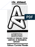 Algebra. Probleme Pt Admiterea in Facultati - S. Stössel (1991)
