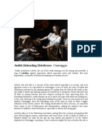 Judith Beheading Holofernes-Caravaggio: Andrea Restrepo Orozco