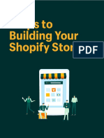Steps To Building Your Shopify Store: Free Template