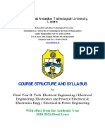 Course Structure and Syllabus: Dr. Babasaheb Ambedkar Technological University, Lonere