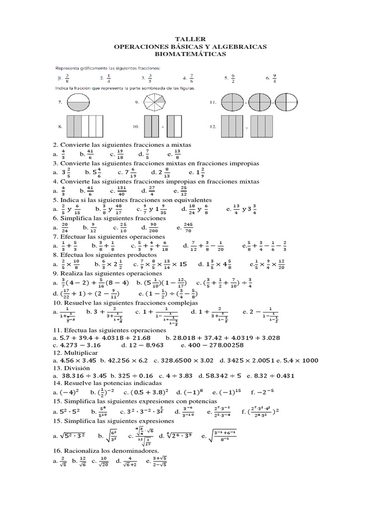 Taller1 Biomatematica | PDF