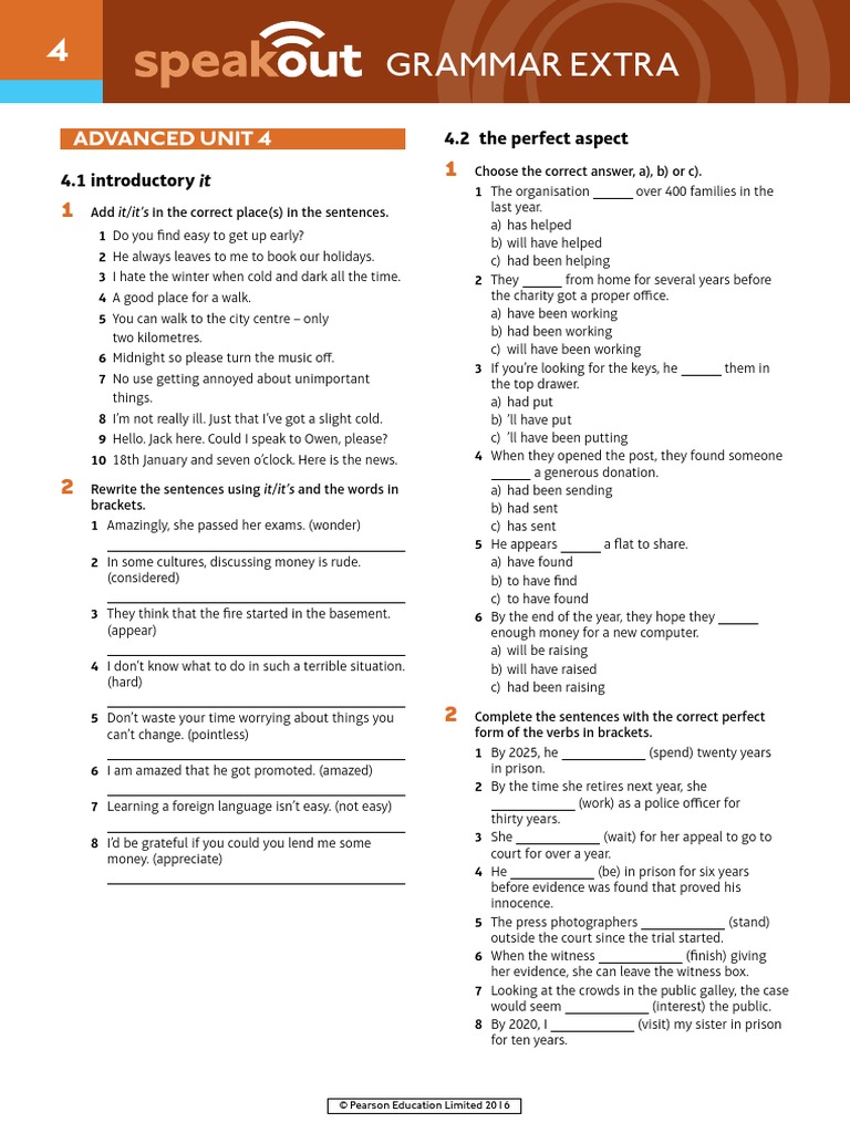 Speakout Grammar Extra Advanced Unit 4 | PDF | Criminal Law