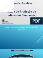 3. Tecnicas de conservação de alimentos saudáveis