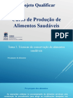 3.1 Pre Preparo de Alimentos