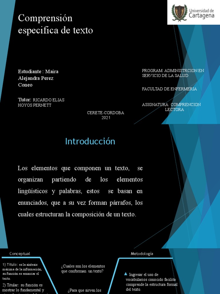 Elementos Clave de un Texto Escrito | PDF | Cognición | Comunicación