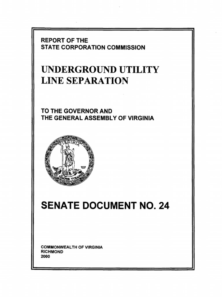 '2000 SD24Underground Utility Line Separation PDF National