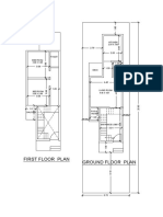 Ground Floor Plan First Floor Plan: Kitchen 2.55 X 3.83 Terrace