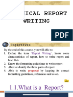 Technical Report Writing PP