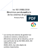 Presentación de la norma ISO 19011, versión 2018