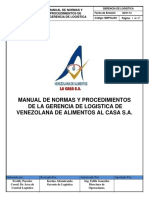 245418221 Manual de Normas y Procedimientos de Logistica