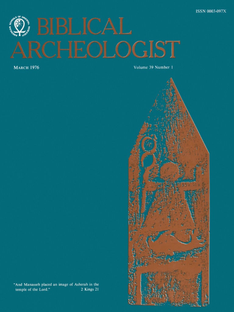 (Magazine) The Biblical Archaeologist. Vol. 39. No 1 PDF Hebrew
