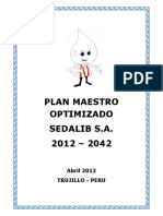 Plan Maestro Optimizado Sedalib S.A. 2012 - 2042: Abril 2012 Trujillo - Peru