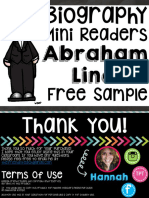 Mini Readers: Biography Abraham Lincoln