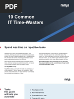 NinjaRMM Automate 10 Common IT Time Wasters