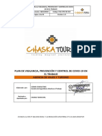 PLAN de COVID AGENCIA DE VIAJES - CHASKA TOURS