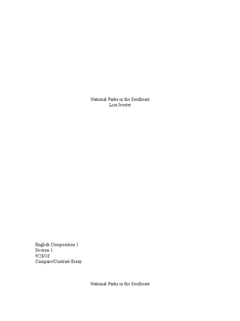 National park essay picture