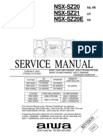 NSX-SZ20 SZ21 Revision Manual Service
