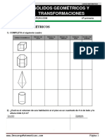 Sólidos geométricos y transformaciones 6o primaria