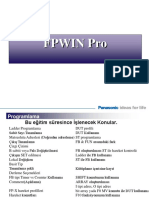 Panasonic PLC Fpwin Pro Kullanim Kilavuzu
