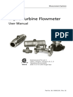 Liquid Turbine Flowmeter: User Manual