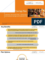 Guaranteed Savings Plan Product Information